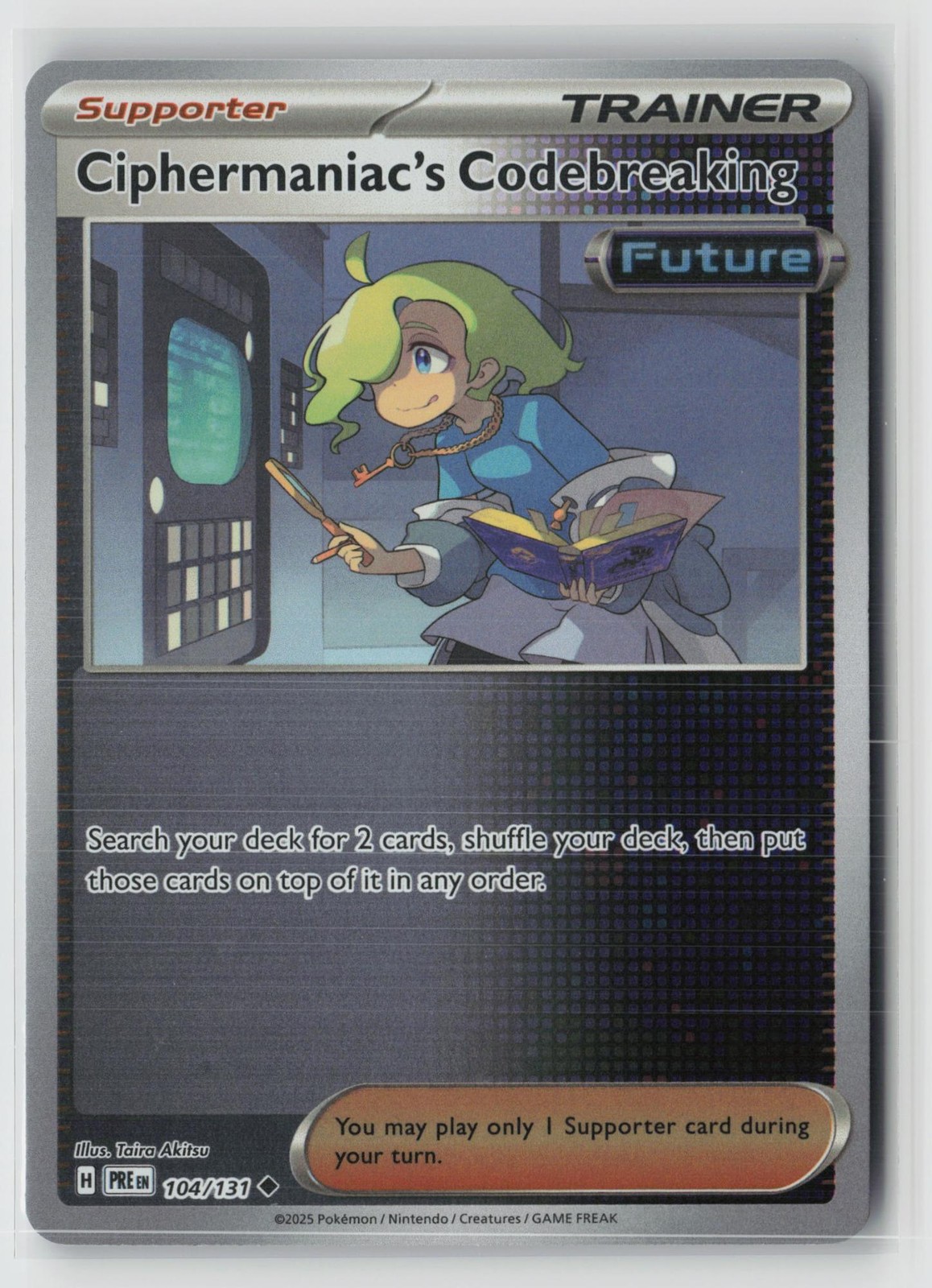 Ciphermaniac's Codebreaking 104/131 SV: PRE Pokemon Reverse Holo NM