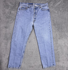 Vintage Levi's 501xx Jeans Men 36x28 USA Made 1995 Button Fly Grunge 90s Light