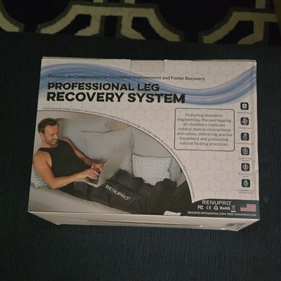 RENUPRO Leg Massager Recovery System Air Compression, 6 Modes, Adjustable Timers