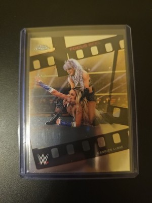 2026 WWE Topps Chrome Candice LeRae #FR-16 Focus Reel