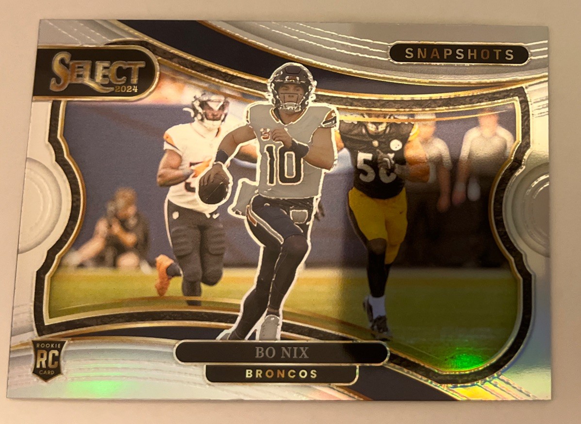 2024 Panini Select Snapshots BO NIX RC Silver Prizm #17 Broncos (B)