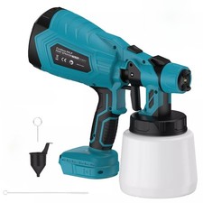Spray Gun Cordless Fence Wall Paint Sprayer Electric Airless HVLP Car Spraygun