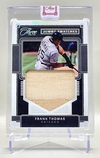 Frank Thomas 2022 Three and Two Jumbo Game-Used Bat Relic Silver Holo #12/15 SSP