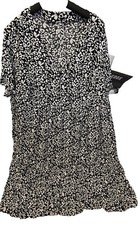 Black And White Boutique Leopard Dress Size 4XL