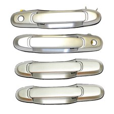 For 1998-2003 Toyota Sienna Silver Shadow Pearl 1d7 Set 4pcs Outside Door Handle