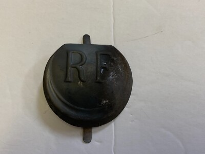 a0387 WW1 French RF helmet plate Adrian France Zouave Tirailleurs GD8