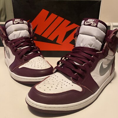 Size 11 - Nike Air Jordan 1 Retro High OG Bordeaux White Silver