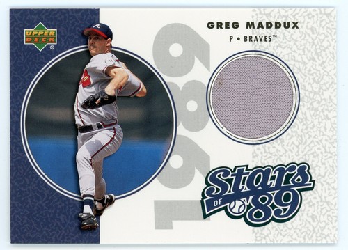 2002 Upper Deck Authentics Greg Maddux Stars of '89 Jersey Braves