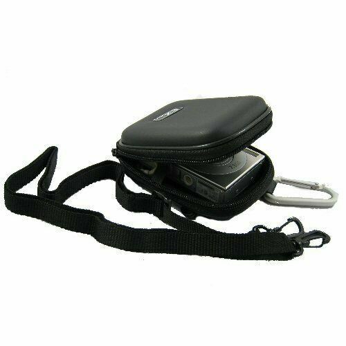 Ex-Pro® Black Hard Clam MED Digital Camera Case Olympus mjµ Stylus SZ-30, VR-310 - Picture 2 of 6