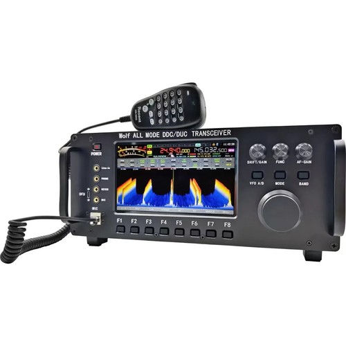 RS-998 HF SDR HAM Radio 100W VHF UHF CW 7" Touch Screen Antenna Tuner Intercom - Picture 2 of 19