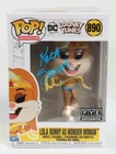 Kath Soucie Lola Bunny as Wonder Woman Looney Tunes #890 Signed Funko JSA E2