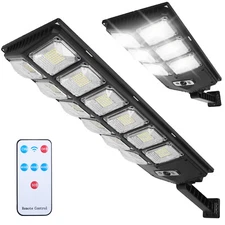 Outdoor Solar Street Light Motion Sensor Flood Lamp Dusk to Dawn Road Wall Lamp