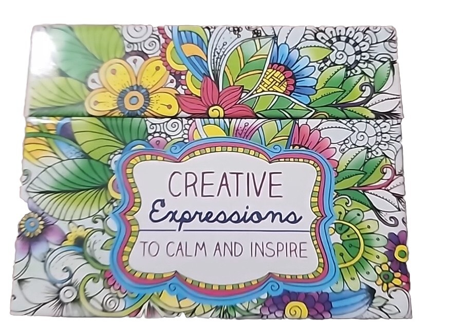 Creative Expressions Inspirational Cards Adult Coloring Christian Bible Verses