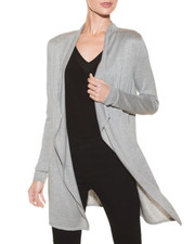 White House Black Market Cascade Cover-Up SilvernSize M NWT