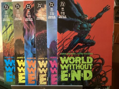 WORLD WITHOUT END #1-6 DC 1990 DELANO HIGGINS COMPLETE HG SET - Picture 1 of 13