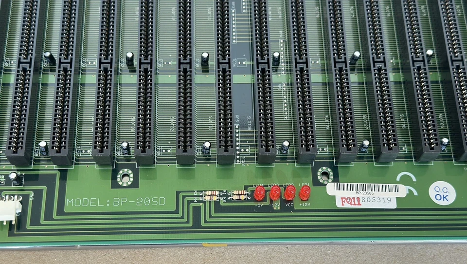 ICP BP-20SD Industrial 20-Slot ISA Dual Segment Passive Backplane - Image 3 of 3
