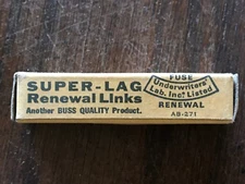 Bussman Super-Lag Renewal Fuse Link 20 A Amp 250 V Volt LKN20 LKN 20 NEW NOS