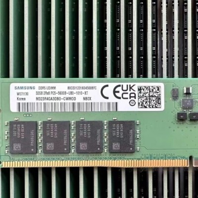 64GB (2X32GB) DDR5 Samsung 5600MHz PC5-44800 UDIMM Memory Ram