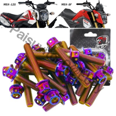 89pcs Fairing Bolt Kit body screws Clips For HONDA GROM MSX 125 2013-2020