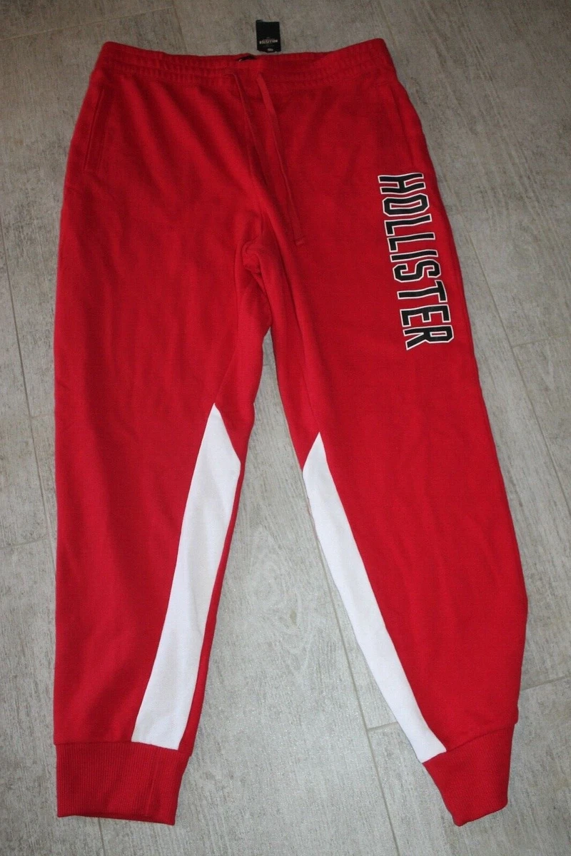 Red Hollister sweatpants