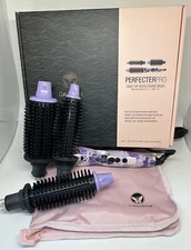 Calista Perfecter Pro Swap Top Heated Round Brush .75" 1" 1.5" Purple Bouquet