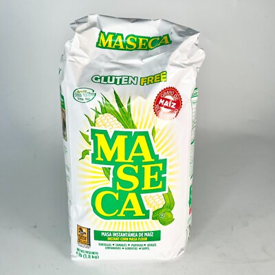 Maseca Instant Corn Masa Flour Mexican Gluten-Free Kosher Bag 4lb Sealed New