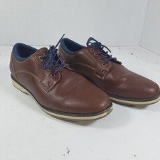 Sonoma Goods For Life Men's Boys Brown Dress Shoes Oxford Haydentan Sz 6Med