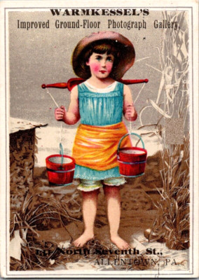 Warmkessels Improved Ground Floor Photograph Gallery ALLENTOWN PA Trade Card