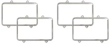 1983 1984 1985 CHEVY GMC TRUCK DUAL HEADLAMP RETAINING RING SET STAINLESS 4 PCS*