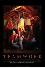 FUN GAG WITZ JOKE POSTER TEAMWORK