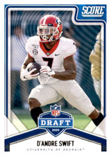 2020 Score - Nfl Draft D'Andre Swift #NFL-13 Showcase (RC)