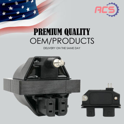 New Ignition Coil +Ignition module OEM For GMC Chevrolet Pontiac Oldsmobile DR37