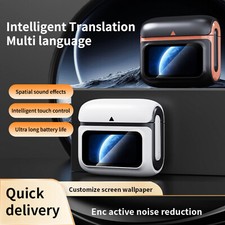 Noise Canceling Earbuds With Touchscreen Earphones Music And Translation Headset