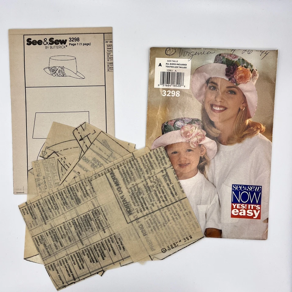 Butterick 3298 Simplicity 4495 5251 Sewing Patterns Vintage Clothing Design DIY - Image 4 of 4