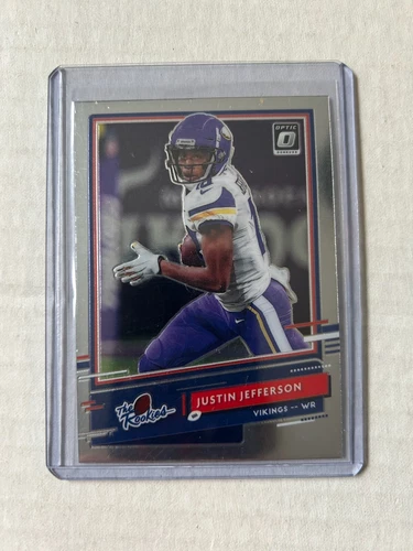 2020 Donruss Optic Justin Jefferson RC The Rookies #TR-JUJ Vikings