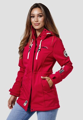 Marikoo Zimtzicke Damen Softshell Outdoor Jacke Übergangs