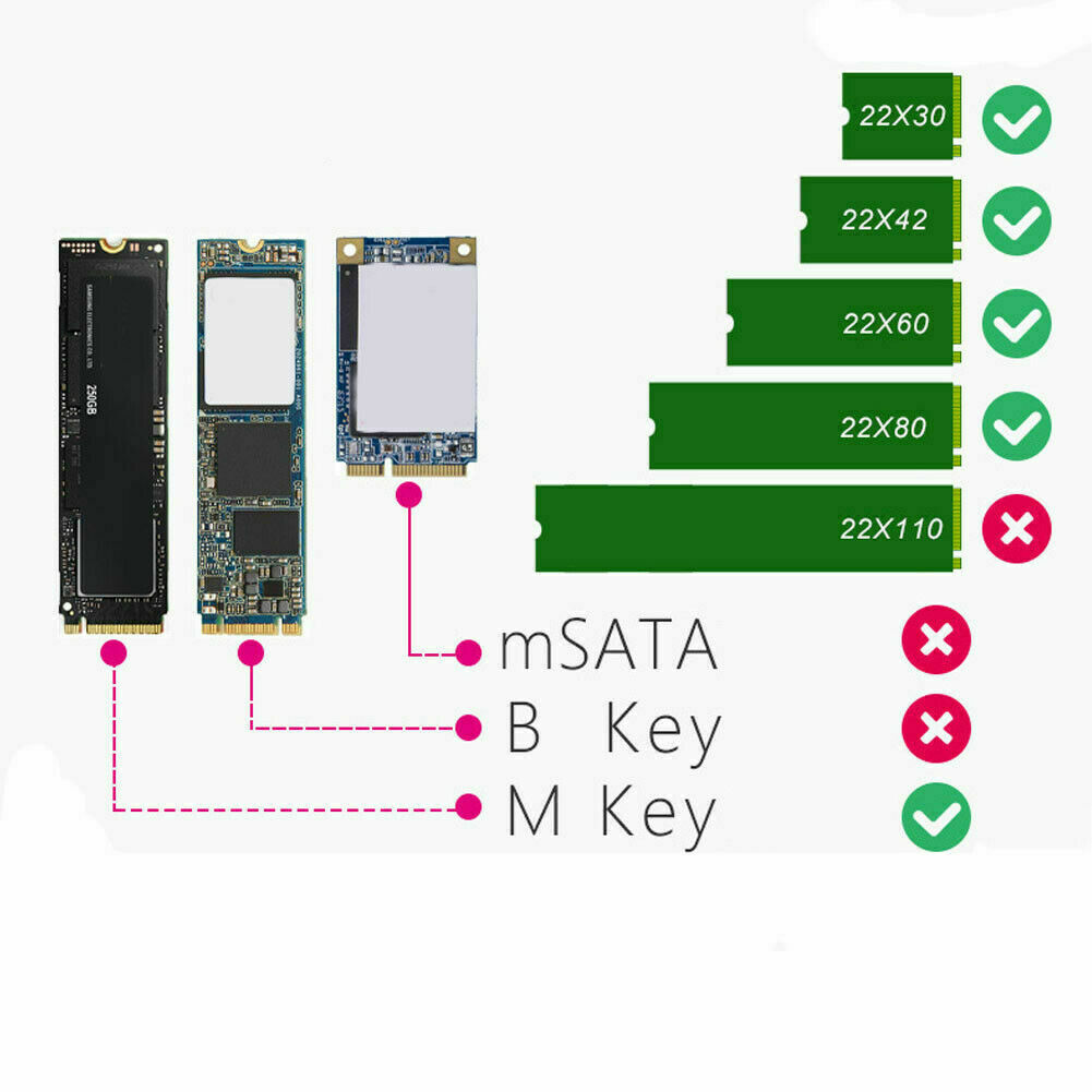 NGFF M.2 NVMe M Key SSD to PCI-E PCIe Card Adapter Converter A++ | eBay UK