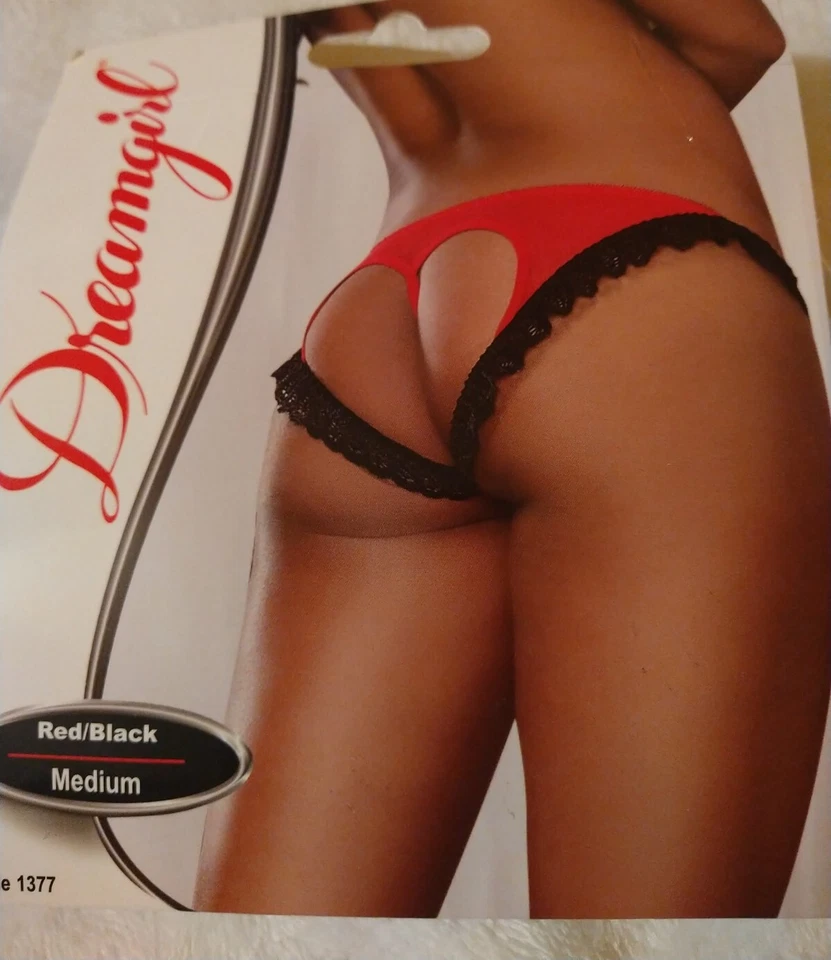 MALLA ELÁSTICA SPANDEX ENCAJE ELÁSTICO ESPALDA ABIERTA ROJO ROMPECORAZONES BRAGAS San Valentín Foto 2 de 4