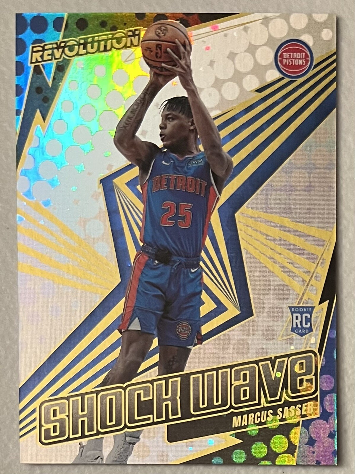 2023-24 Panini Revolution RC Shock Wave Marcus Sasser Detroit Pistons