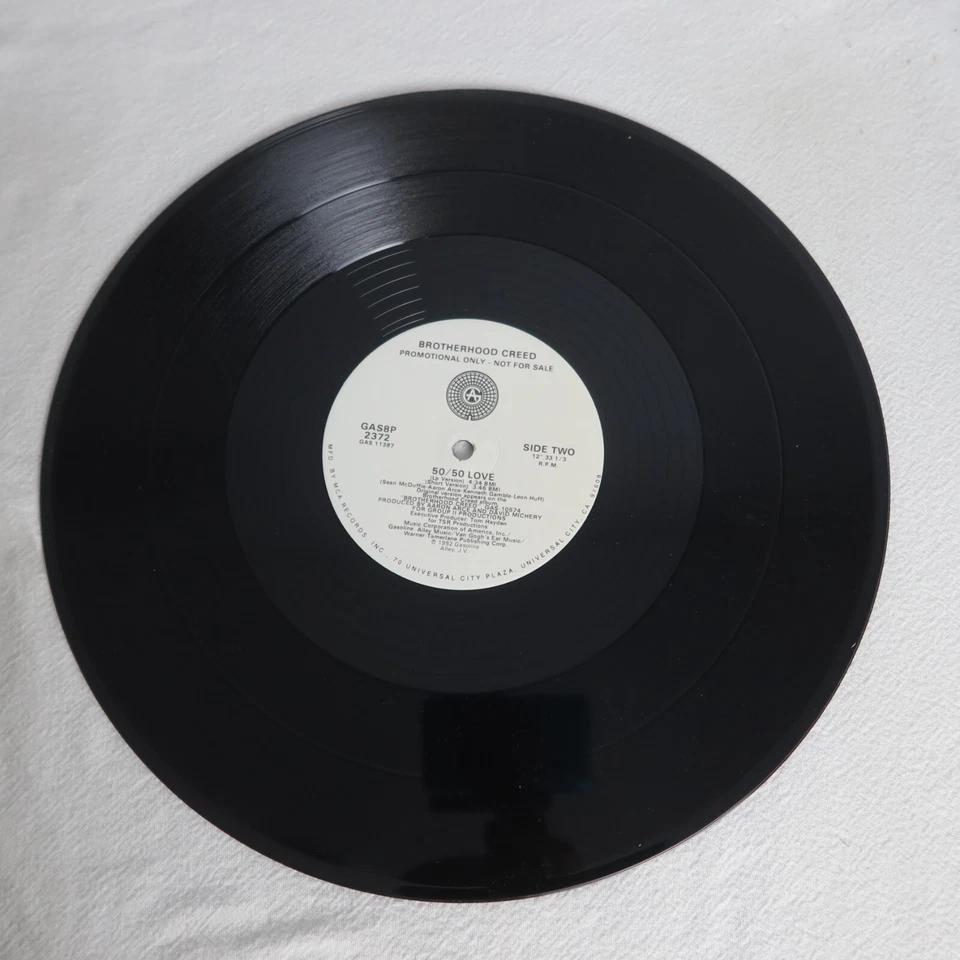 Brotherhood Creed 50 50 Love PROMO SINGLE Vinyl Record Album Foto 4 de 4