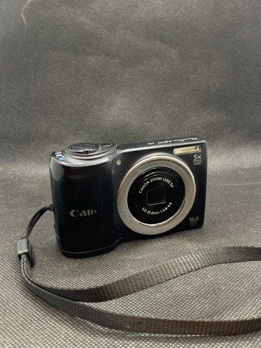 Digital Camera Canon PowerShot A810 HD. LENS ERROR. Black.