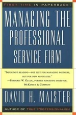 Managing The Professional Service Firm - Paperback - VERY GOOD