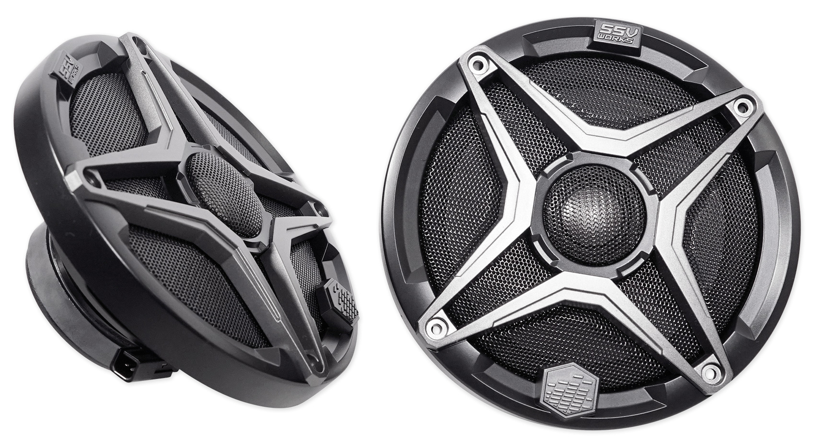 Водонепроницаемые динамики SSV WORKS WP-A6 65 мощностью 240 Вт для Polaris RZRATVUTVCartJeep