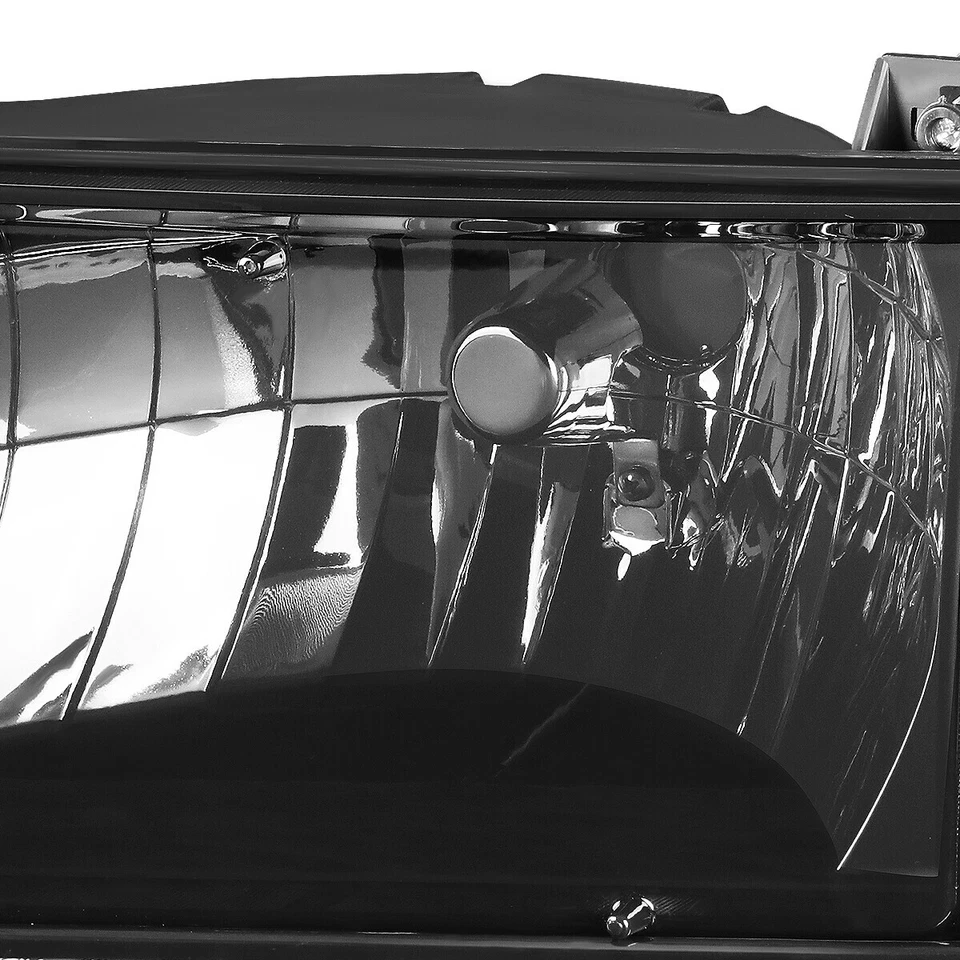 PARA FORD F150 F250 F350 1992-1996 FARO + MARCADOR LATERAL + LÁMPARAS DE PARACHOQUES 6 PIEZAS AHUMADAS Foto 3 de 4