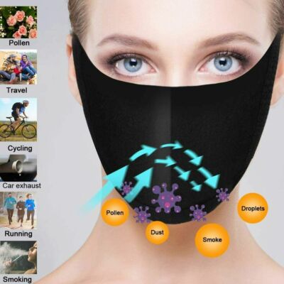Respirator Filter Color Face Fashion Mask Washable Reusable Unisex Adult 3D  MASK