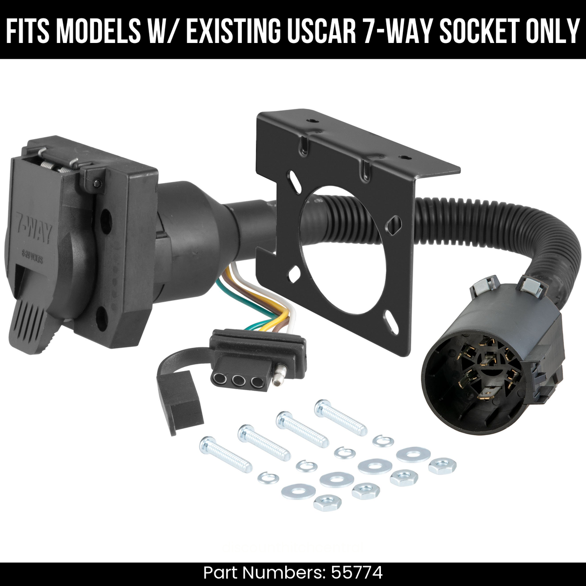 For 23-24 Chevy Colorado 7 Pin Trailer Wiring Plug Fit w