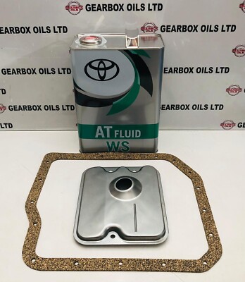 TOYOTA LEXUS U140E U140F AUTOMATIC GEARBOX FILTER GASKET GENUINE ATF OIL 4L KIT