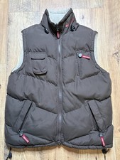 Anapurna Reversible Down Gilet Mens Large Bodywarmer Fleece Puffer Vest Coat