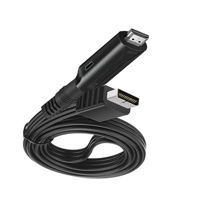 1m / 3.3ft For PS1 / PS2 to HDMI Converter Adapter Cable Video/Audio Converor