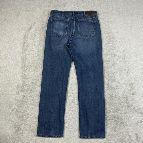 Wrangler Jeans Mens 34x32 Blue Regular Fit Denim Straight Leg Classic Stretch - Picture 11 of 16